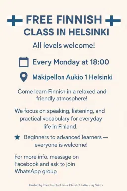 FREE Finnish Class