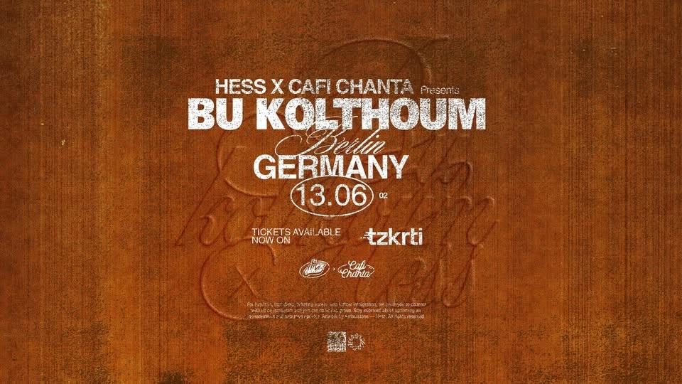 BU KOLTHOUM LIVE - BERLIN