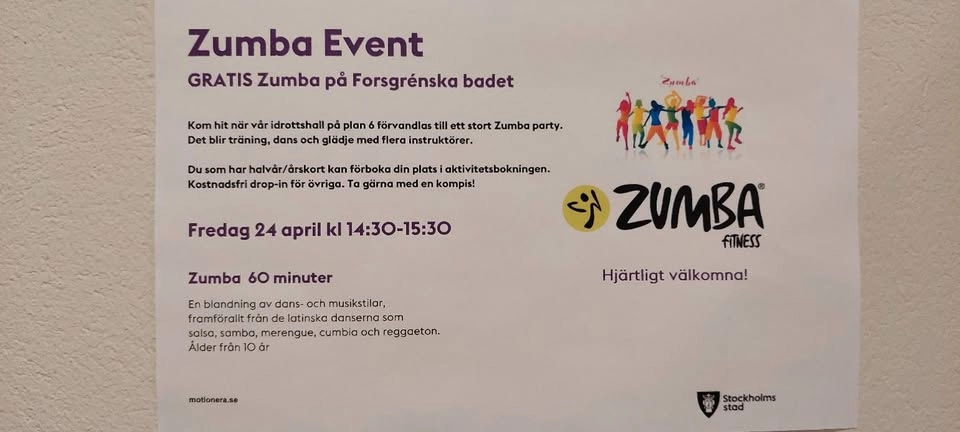 Zumba event gratis