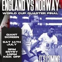 PROJEKT- ENGLAND VS NORWAY FROM 9pm *FREE ENTRY TO PROJEKT AFTER