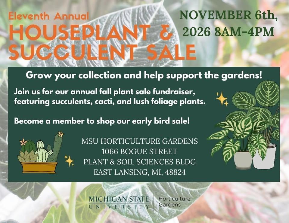 Eleventh Annual Houseplant & Succulent Sale