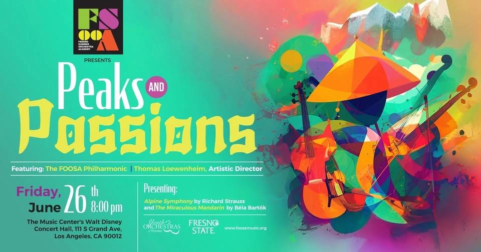Free concert! The FOOSA Philharmonic Presents "Peaks and Passions"