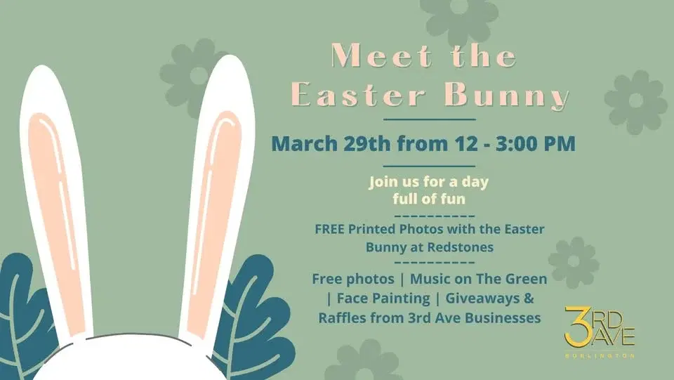 Free Photos with the Easter Bunny at 3rd Ave