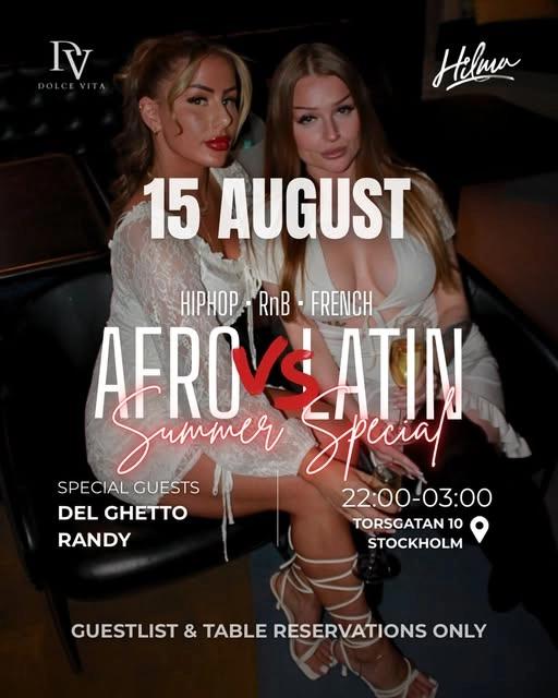AFRO vs LATIN – Summer Special