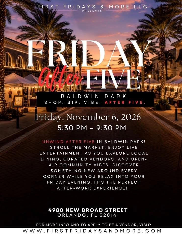Friday After Five November – Baldwin Park