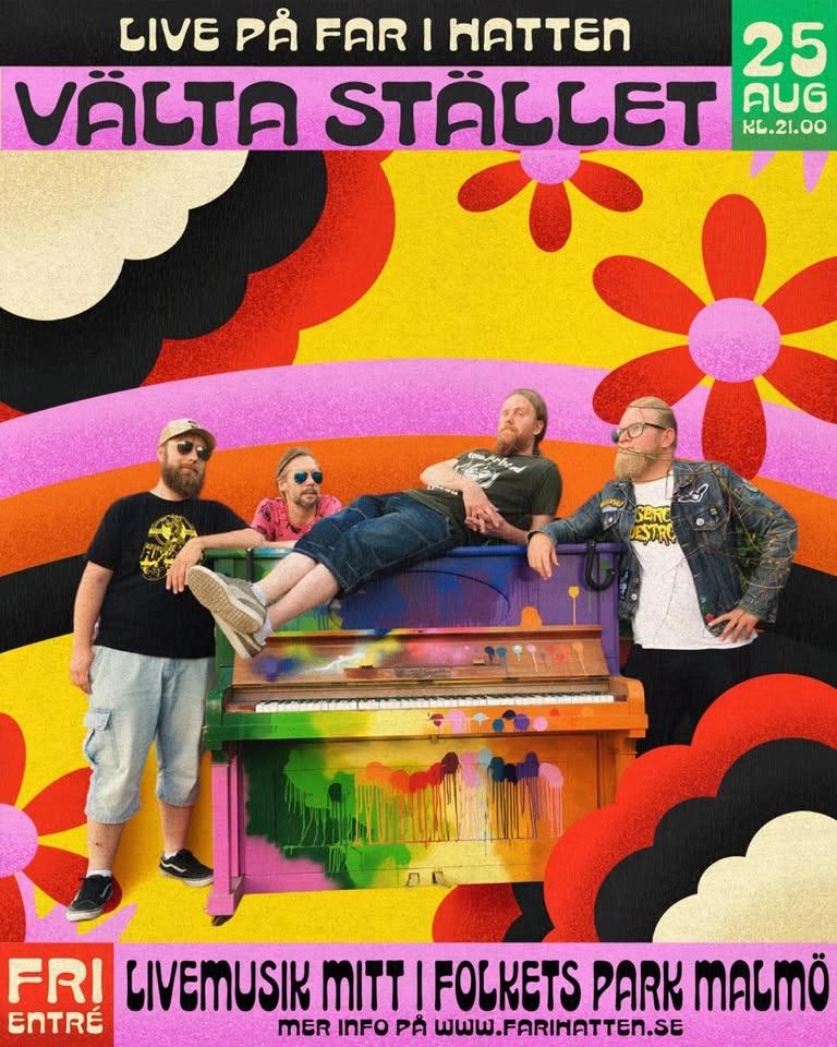 Välta Stället live på Far i Hatten