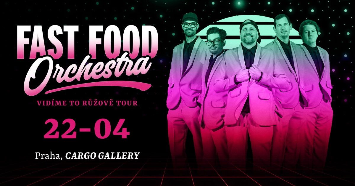 PRAHA - CARGO GALLERY | 22/4 | VIDÍME TO RŮŽOVĚ TOUR