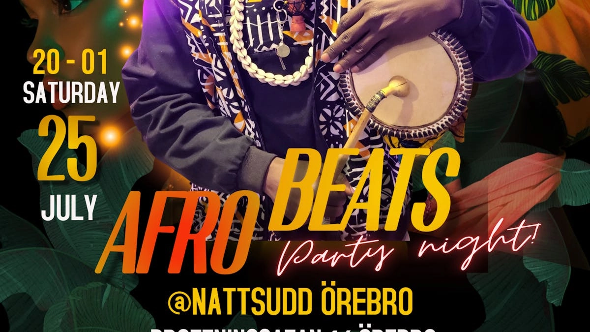 Afrobeat night party @Nattsudd Örebro