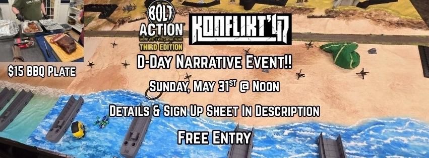 Bolt Action & Konflikt '47 D-Day Narrative Event