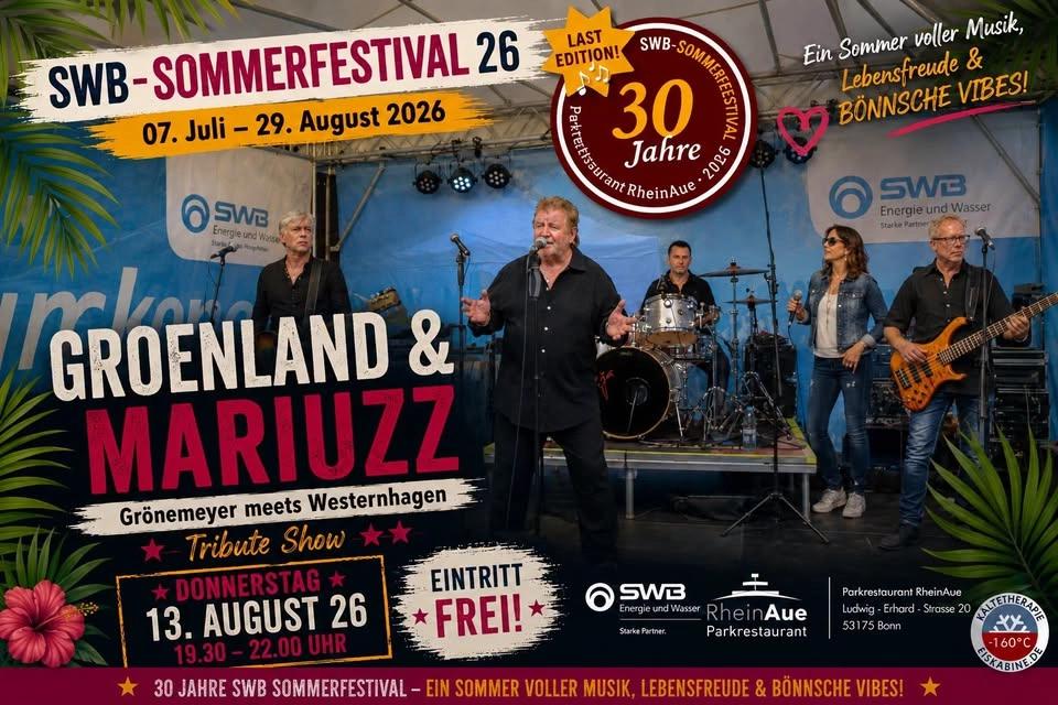 GROENLAND & MARIUZZ/ Grönemeyer meets Westernhagen/ SWB Sommerfestival/ Last Edition