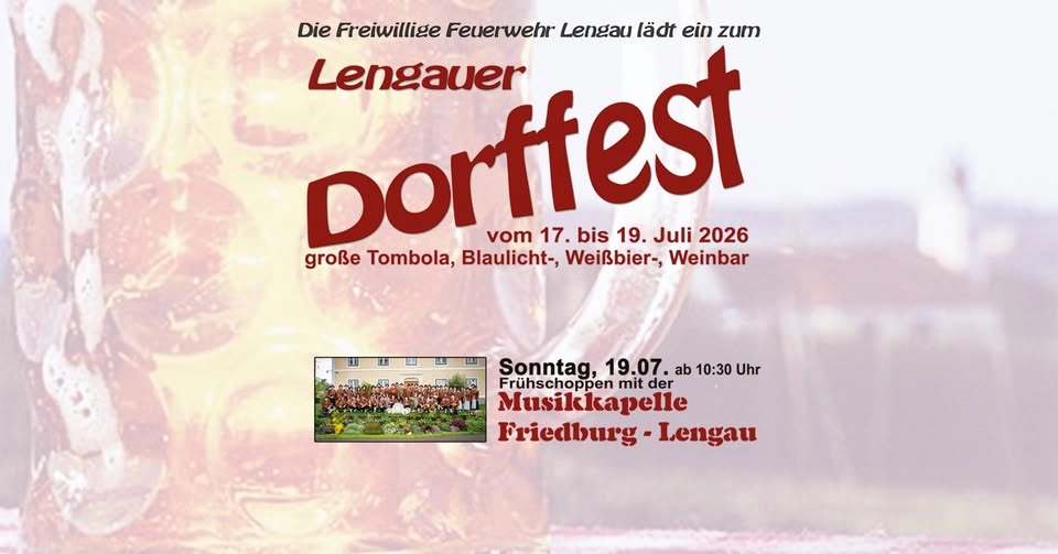 Dorffest Lengau - Sonntag