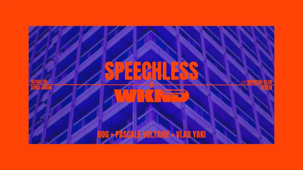 SPEECHLESS X WKND w/ BOg & Pascale Voltaire