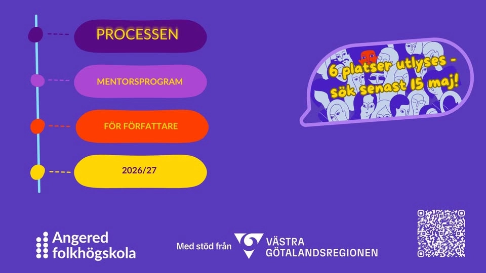 PROCESSEN-mentorsprogram för författare 2026/27