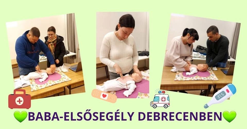 Baba-elsősegély Pálfi Bettivel Debrecenben