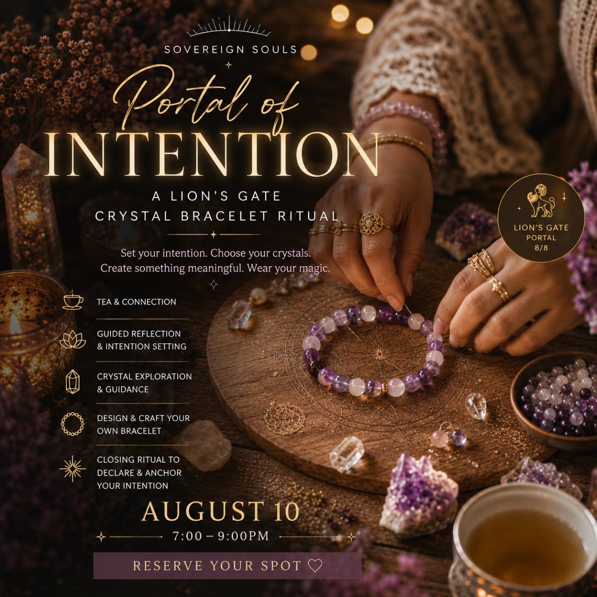 Lions Gate Ritual: Craft your own Crystal Bracelet