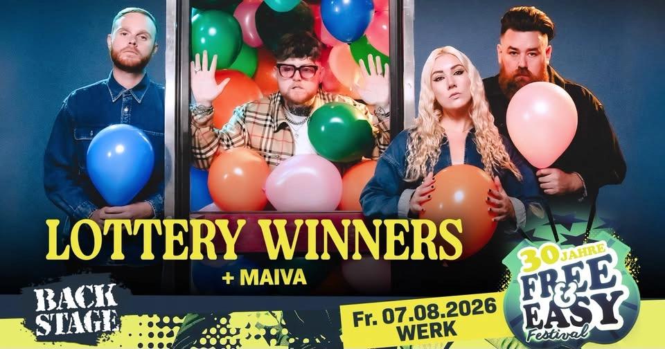 THE LOTTERY WINNERS + MAIVA | FREE & EASY FESTIVAL 2026