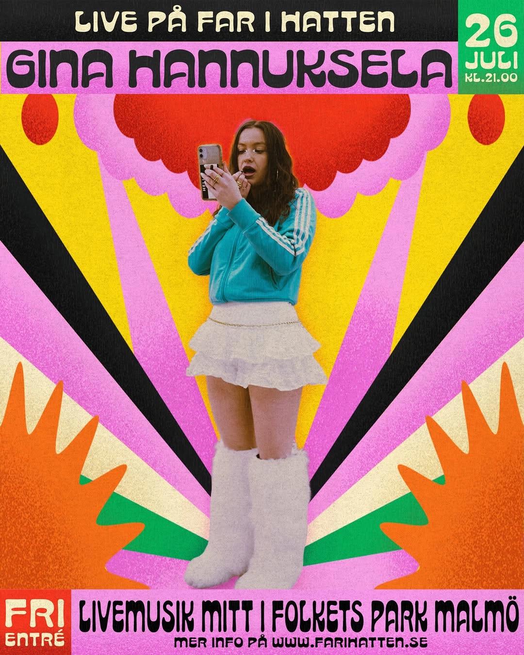 Live på Far i Hatten: Gina Hannuksela