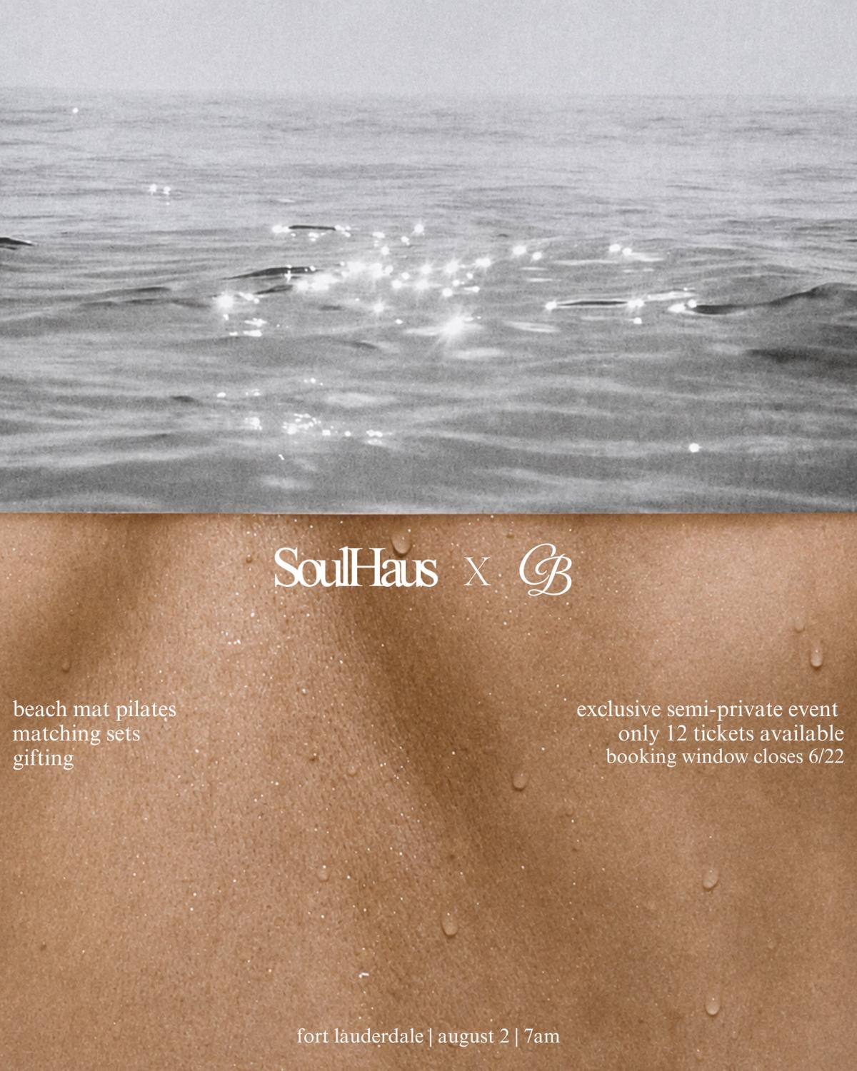 SoulHaus x Cowbelle Lifestyle Beach Pilates
