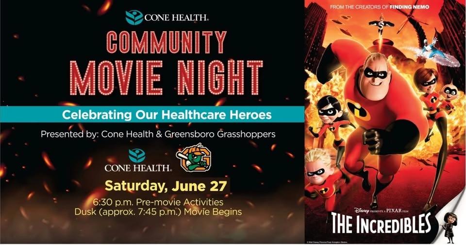 🎥🍿 Healthcare Heroes Community Movie Night