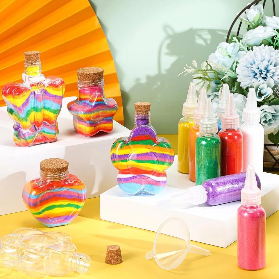 Sand Art Craft at the Library