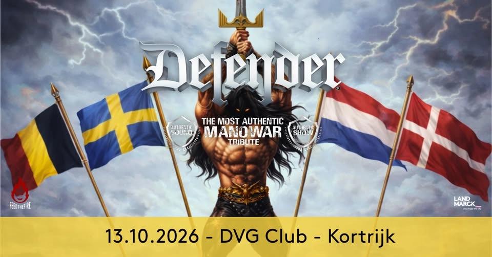 Defender - Manowar Tribute @ DVG Club, Kortrijk