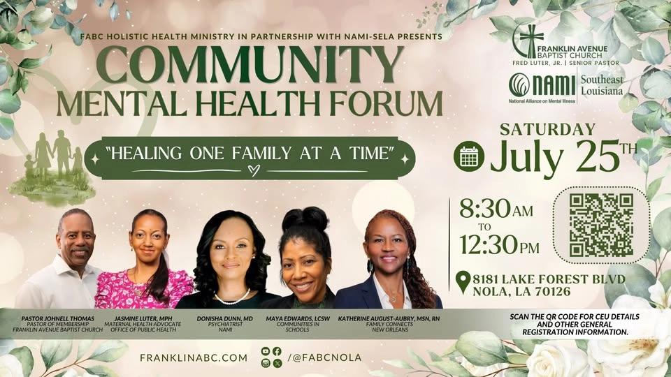 Community Mental Health Forum