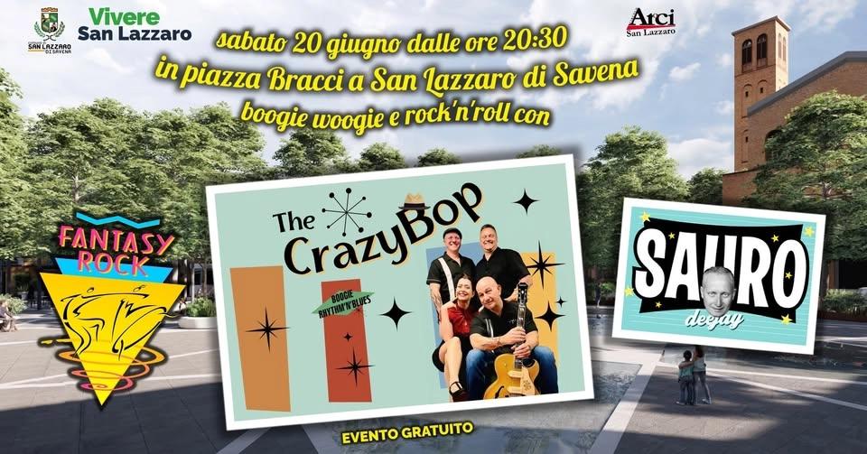 Concerto The Crazy Bop e dj Sauro in piazza Bracci