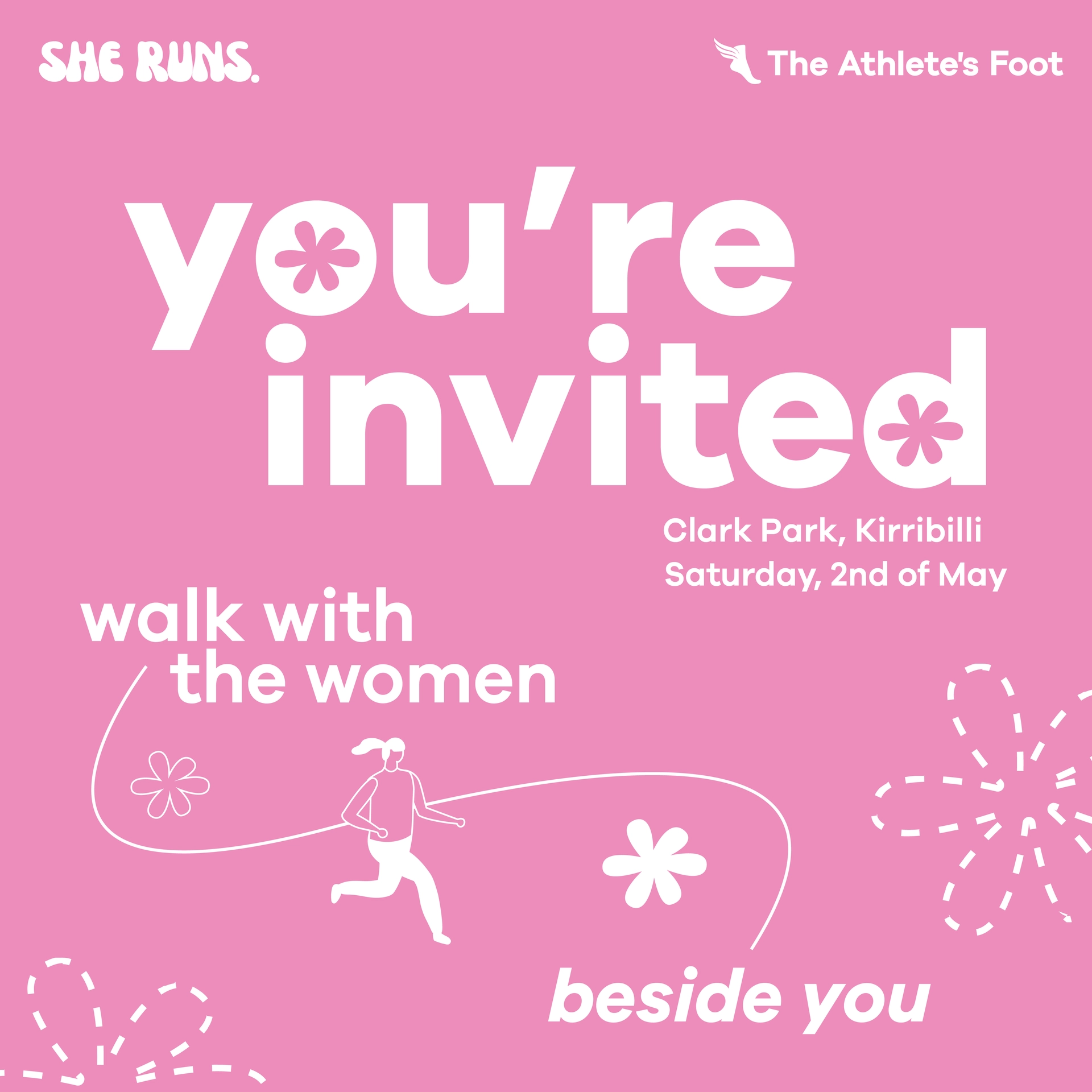 02/05 - Special Edition She Walk x The Athlete's Foot: Celebrating Women Who Walk Beside Us