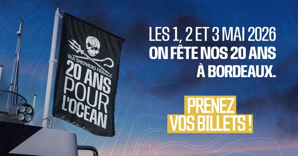 SEA SHEPHERD FRANCE fête ses 20 ans ! (Avec Paul Watson & Lamya Essemlali)