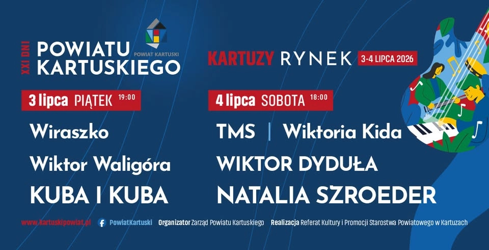 21. Dni Powiatu Kartuskiego 3-4 lipca 2026 r.