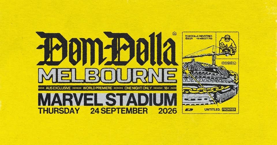 Dom Dolla at Marvel Stadium, Melbourne (18+)