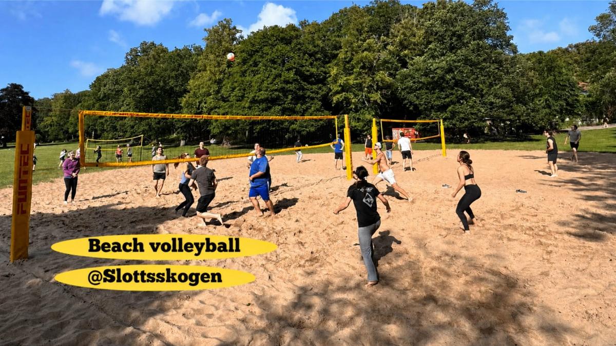 Beach volleyball Slottsskogen