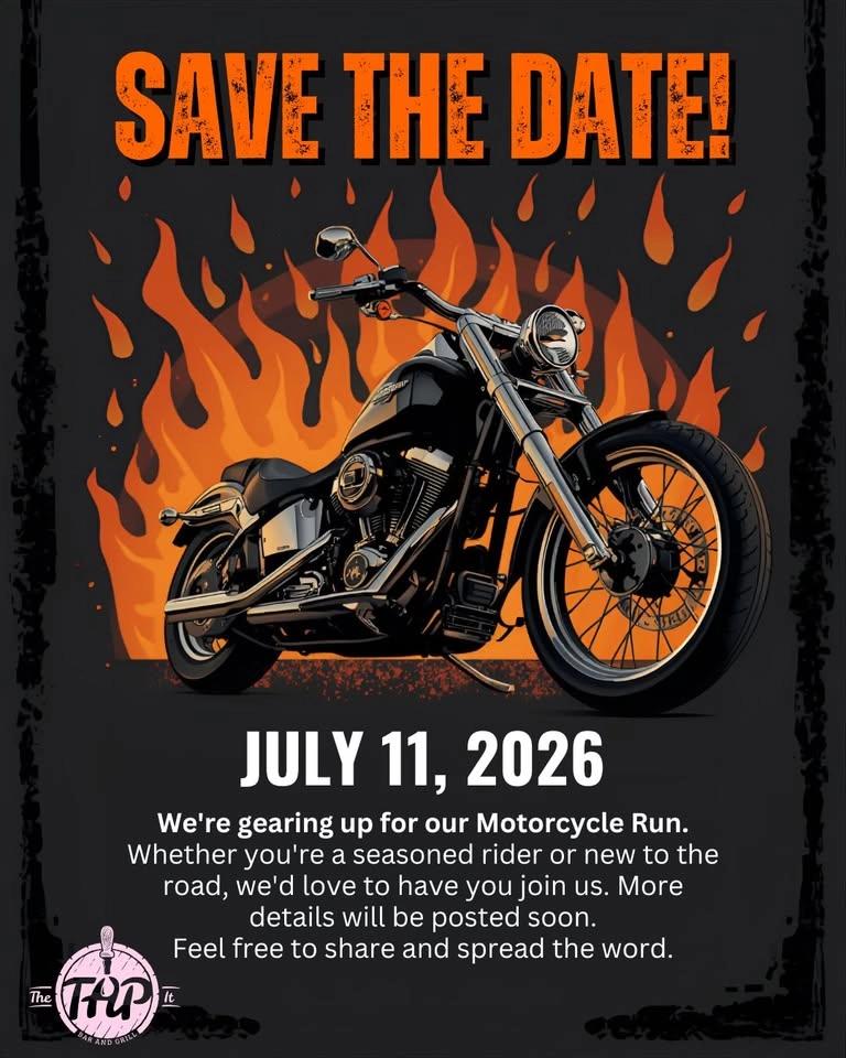 The Tap It Bar and Grill 2026 Motorcycle Run