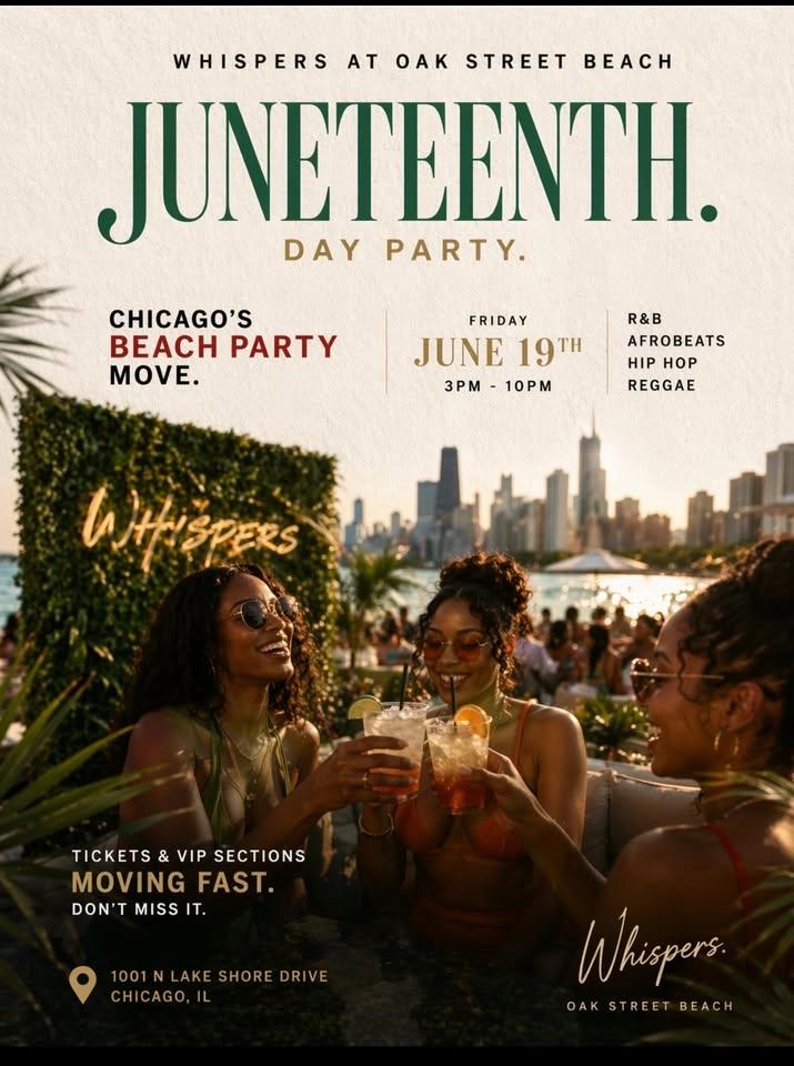 Whispers at Oak Street Beach | Juneteenth Day