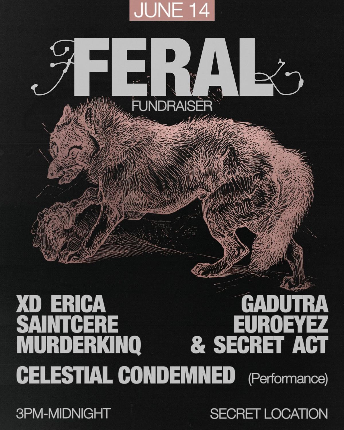 FERAL - Fundraiser* Daytime Event