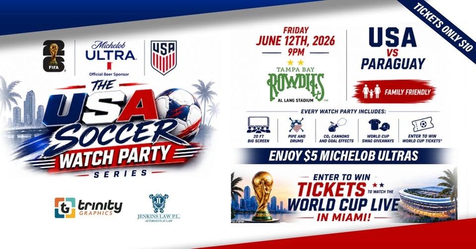 USA Soccer Watch Party Series- Match #1 USA πΊπΈ vs. Paraguay π΅πΎ
