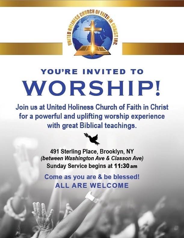Come Worship With Us! - UHCFC