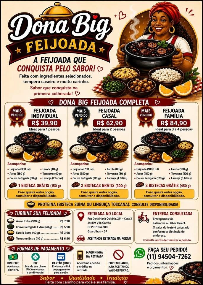 Sábado é de Feijoada família!