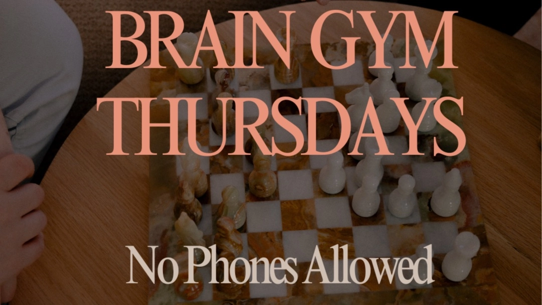 Brain Gym Thursdays (Phone-free)