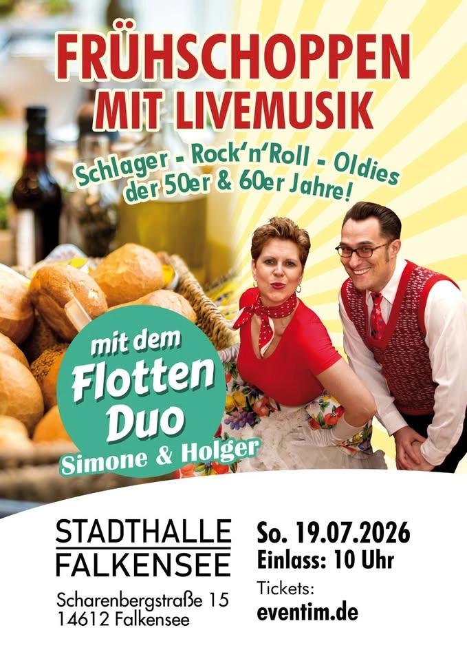 Frühschoppen mit dem flotten Duo, Simone und Holger von Petticoats