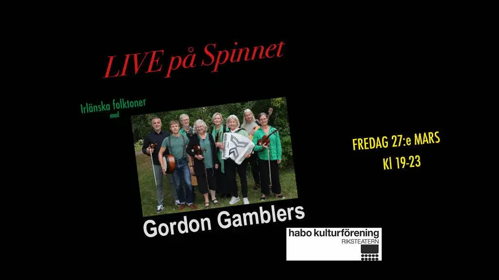 Gordon Gamblers "LIVE på Spinnet"