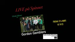 Gordon Gamblers "LIVE på Spinnet"