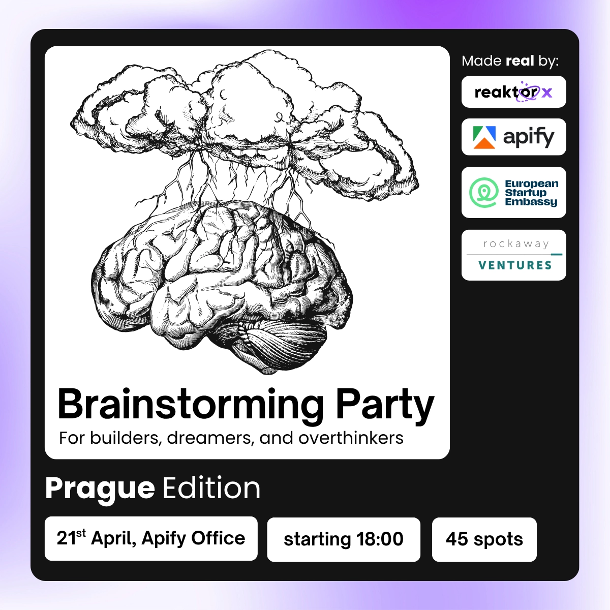 Brainstorming Party - Prague