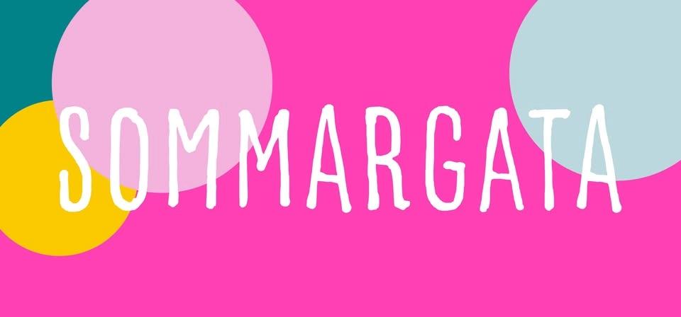 Invigning av sommargata på Larmgatan