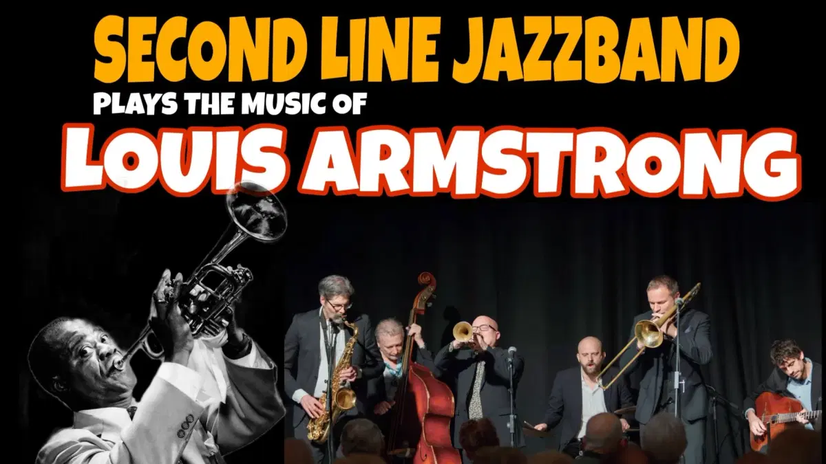 Second Line Jazzband plays Louis Armstrong i Linköping