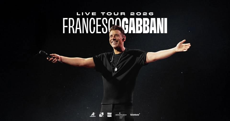 FRANCESCO GABBANI – LIVE TOUR 2026 // CATANIA