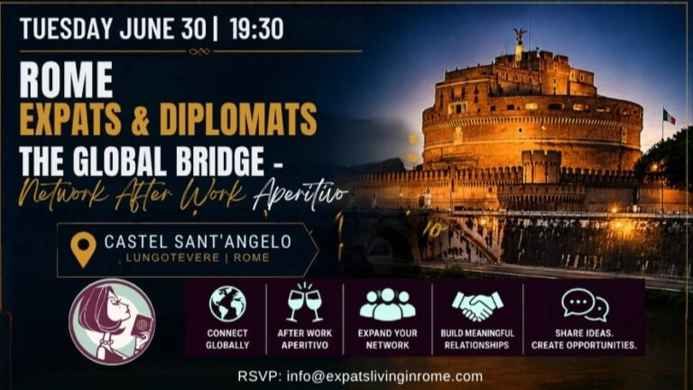EXPATS & DIPLOMATS THE GLOBAL BRIDGE ā Network After Work Aperitivo