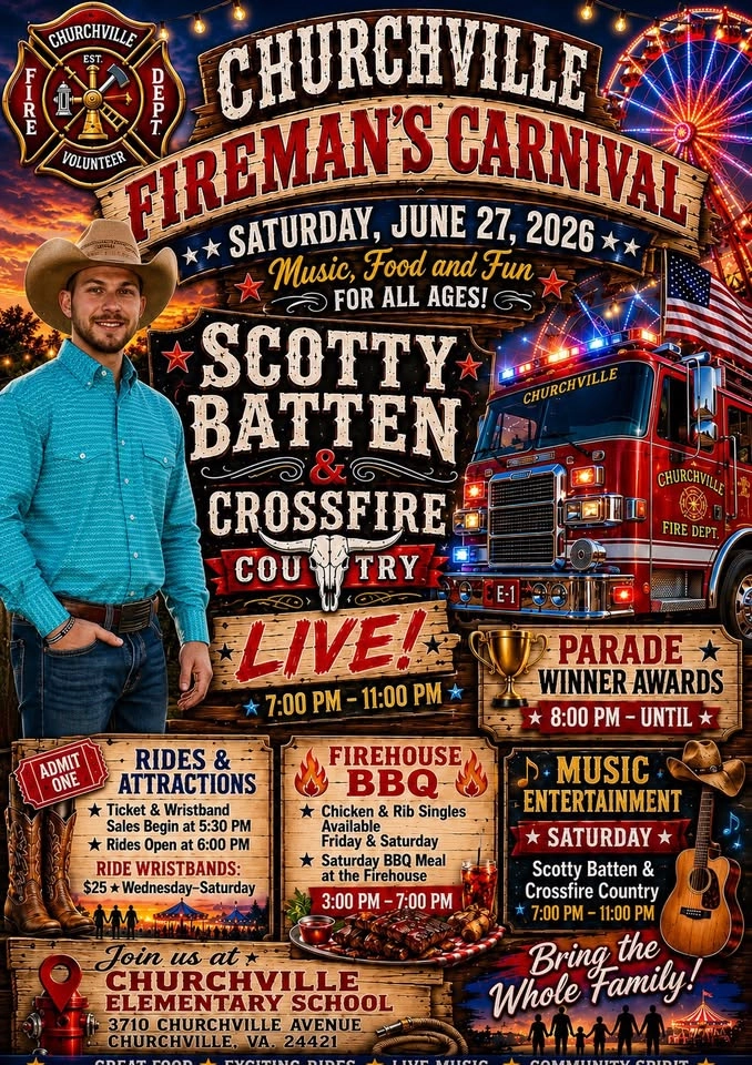 Scotty Batten & CFC Live @ the Churchville Fireman’s Carnival