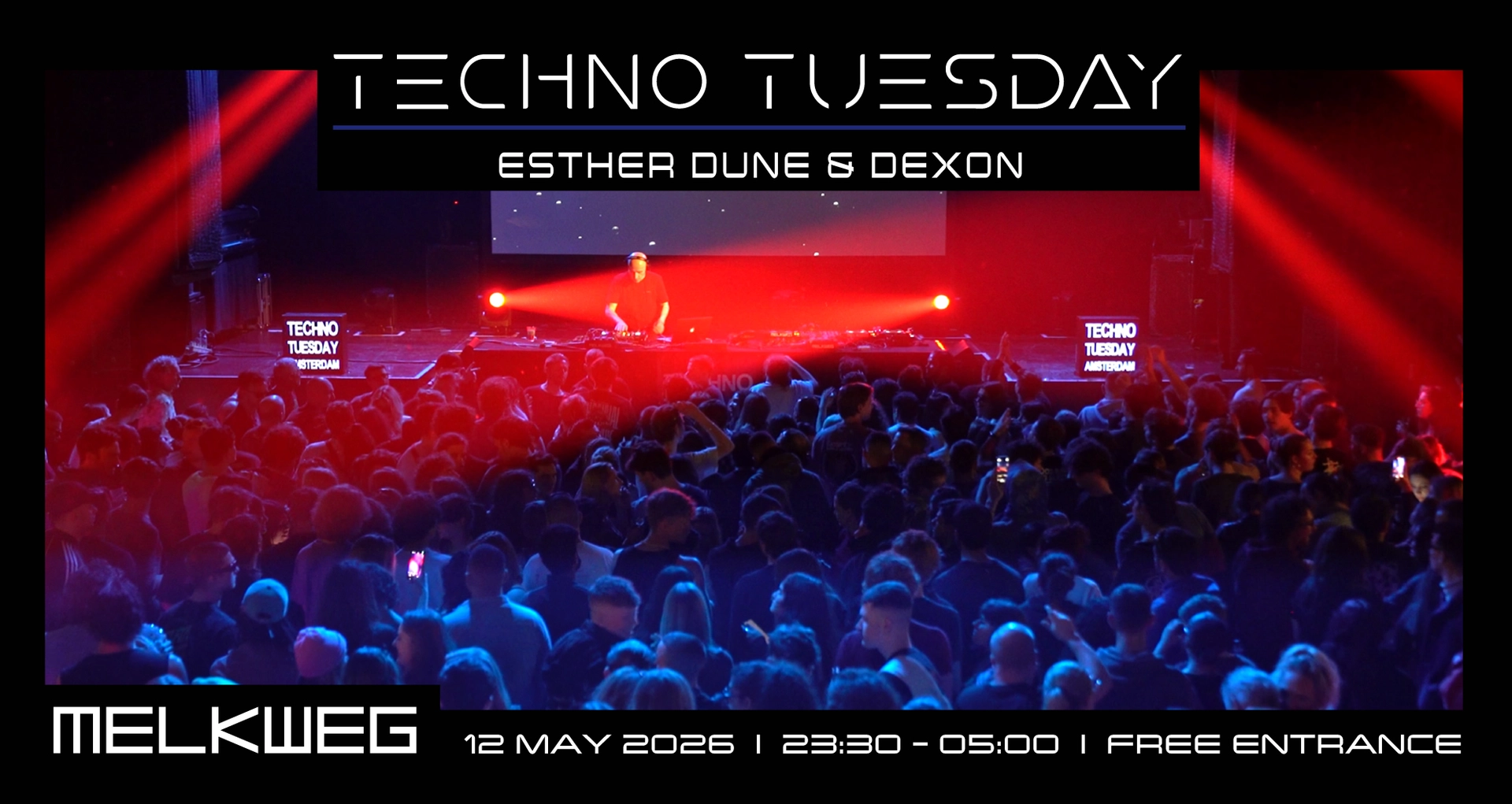Techno Tuesday Amsterdam, Esther Dune & Dexon