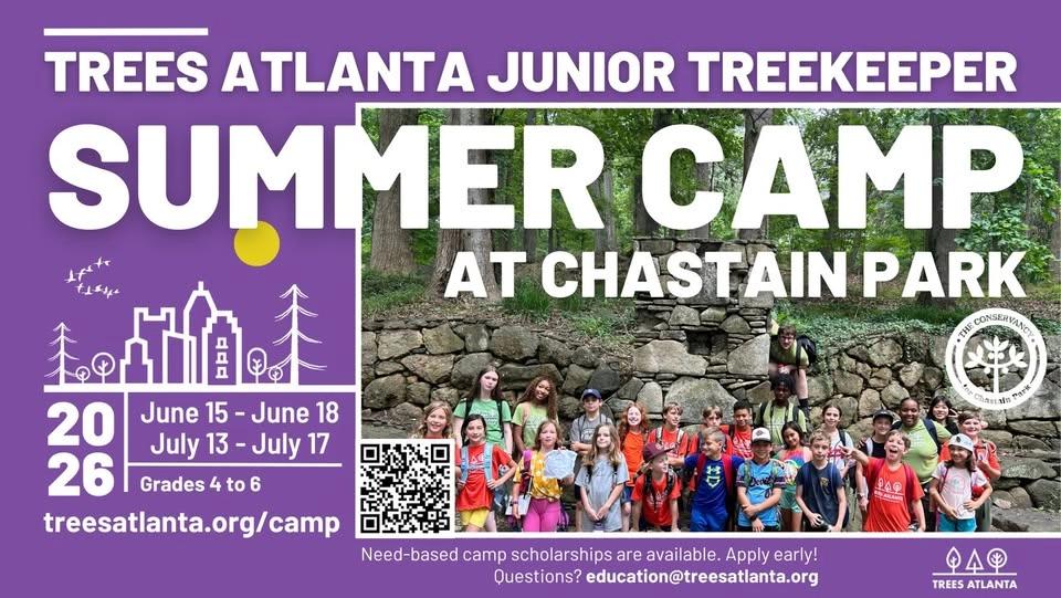 Junior TreeKeeper Chastain Park Camp 2026 - June Session